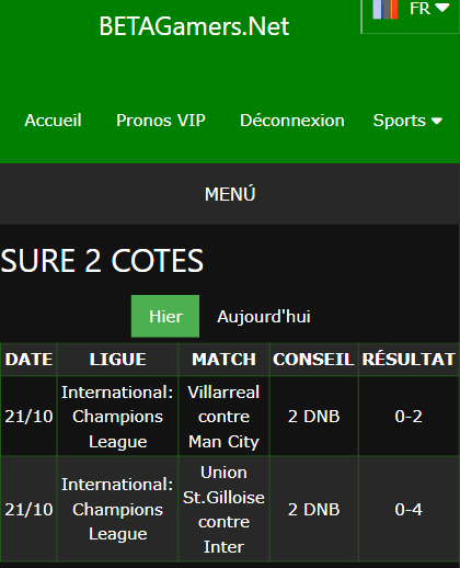 bulletins de paris gagnants